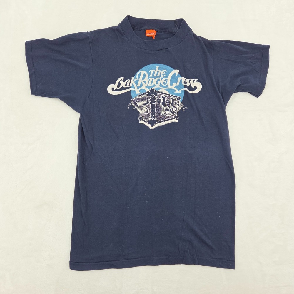 VTG Oak Ridge Boys Crew Shirt Mens Medium Super Screen Stars Single Stitch Blue